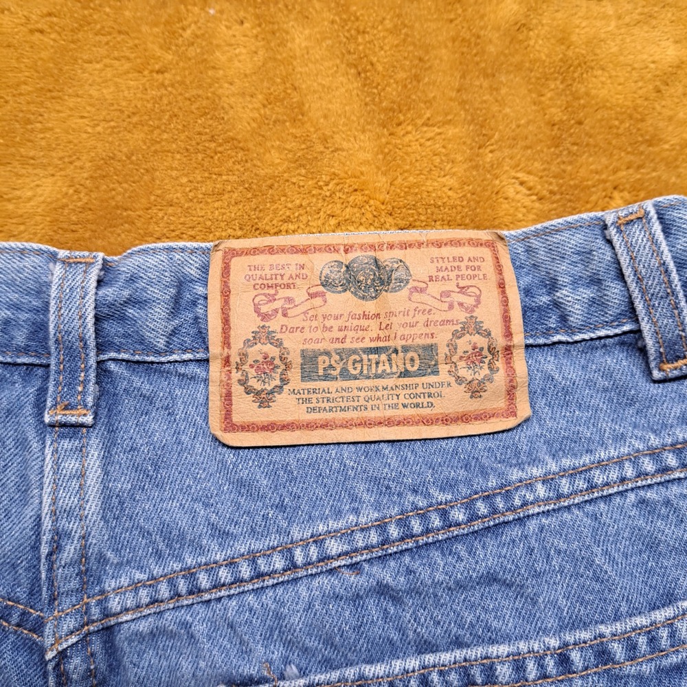 P.S. Gitano Mom Jeans Women 29 Blue Excellent High Rise Tapered 90s Vintage - Picture 7 of 11